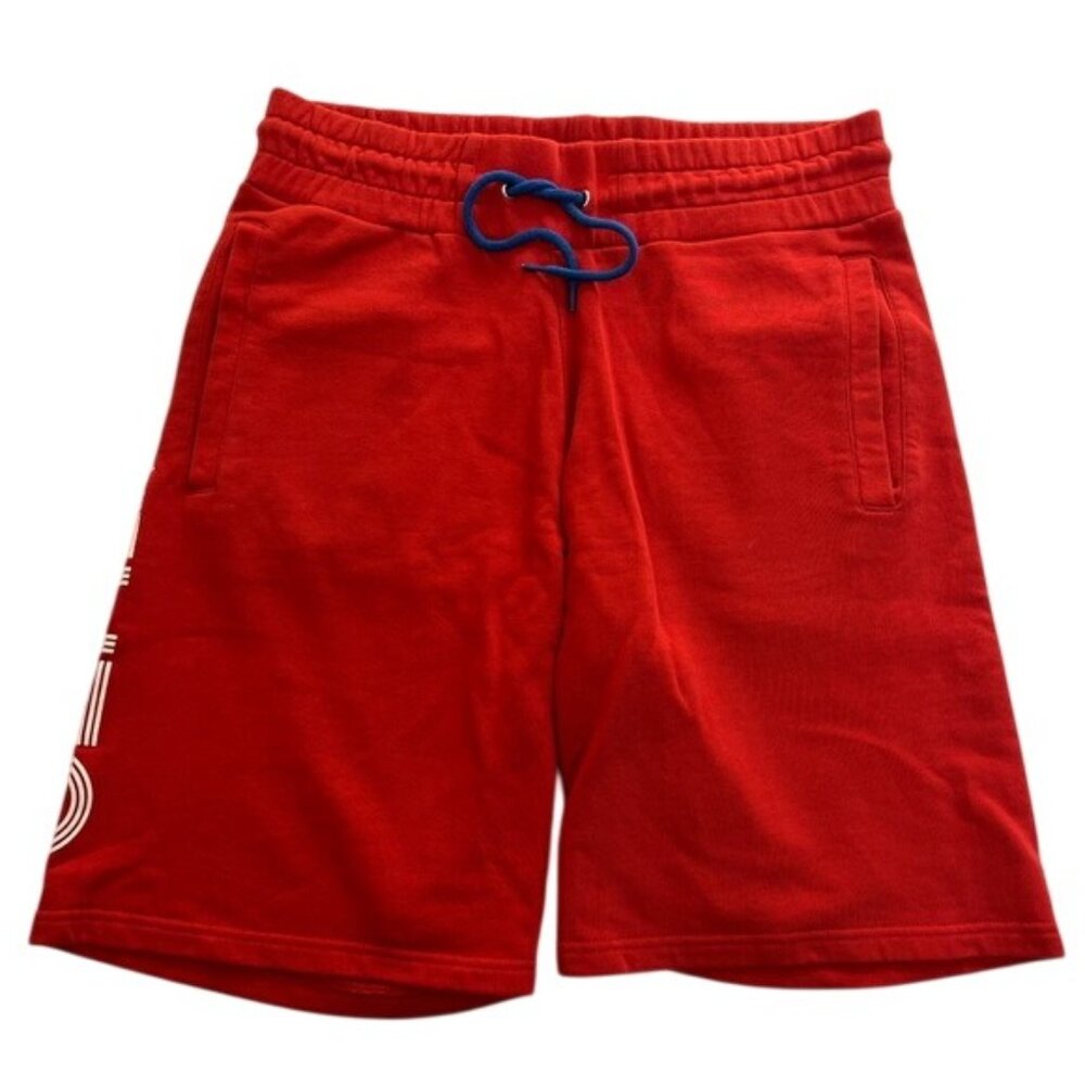Kenzo Paris Cotton Athletic Shorts in Red